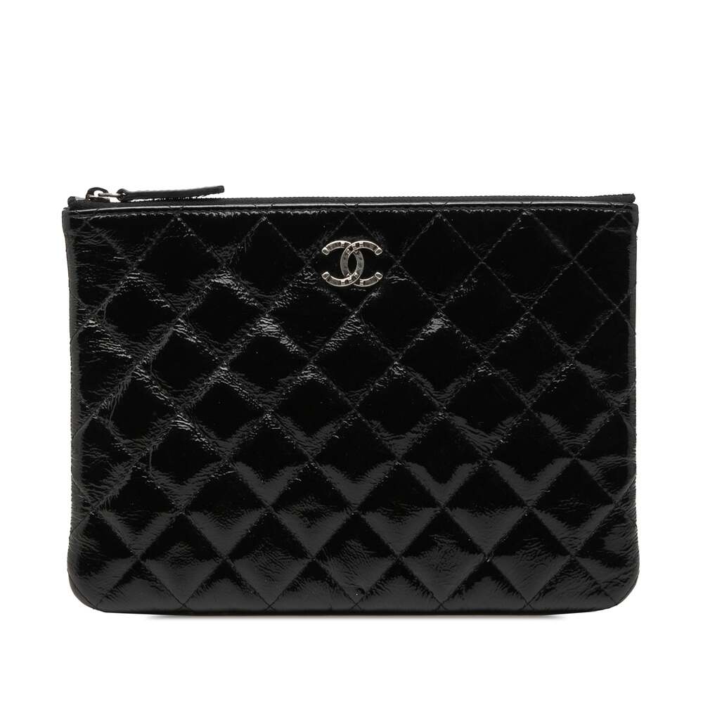 Chanel O Case Clutch Quilted Lambskin #327029C95B